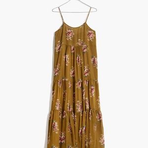 Madewell Cami Tier Midi Dress